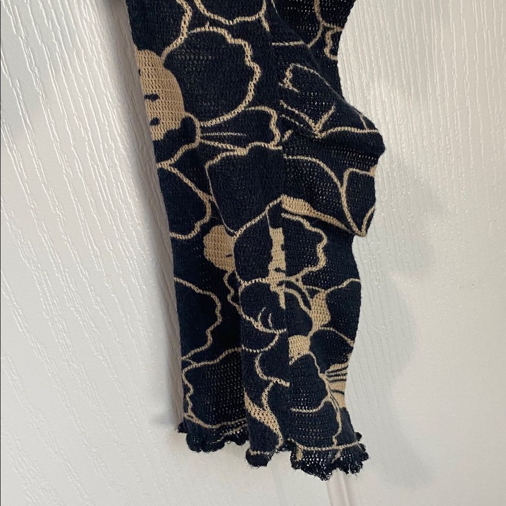 NWOT Free People Through The Meadow Top In Black Combo - Picture 12 of 12